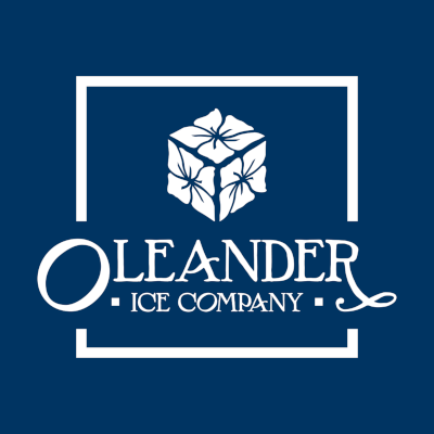 Image of Oleander Ice Bakersfield logo design